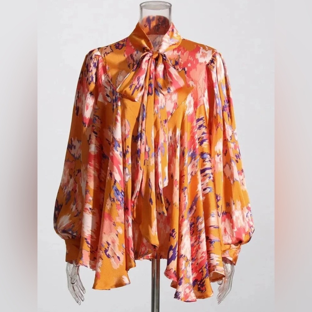 Alex Vinash | Large Bow Blouse